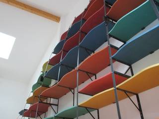 Grande Bibliothèque Gironde, Artiste Sculpteur Artiste Sculpteur Living roomShelves Wood-Plastic Composite Multicolored