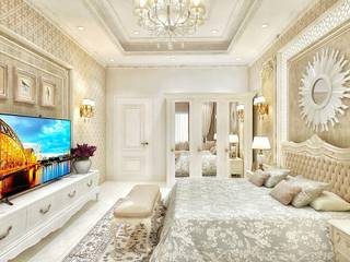 HOME INTERIOR DESIGNING SERVICES, classy style interiors classy style interiors Klassische Schlafzimmer Metallic/Silber