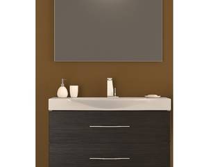 Mobile bagno sospeso 104 cm in 4 colori con cassetti, Bagno Italia Bagno Italia Ванна кімната MDF