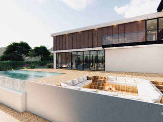 Diseño Arquitectónico e Interiorismo CASA CALIMA, 4.19Arquitectos 4.19Arquitectos Infinity pool انجینئر لکڑی Transparent