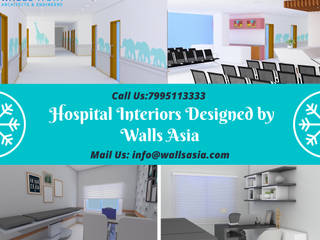 Hospital Interiors Designed by Walls Asia, Walls Asia Architects and Engineers Walls Asia Architects and Engineers Aziatische huizen