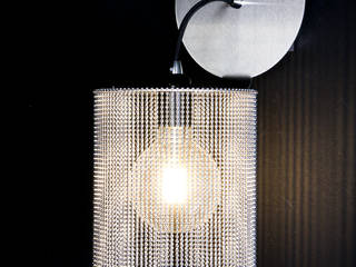 willowlamp Wall-mounted Designs | 2 Folded Circles 2020, willowlamp willowlamp Phòng ngủ phong cách hiện đại Nhôm / Kẽm Metallic/Silver
