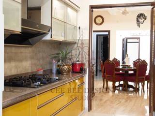 Villa Interior Design in Bangalore, Cee Bee Design Studio Cee Bee Design Studio Modern kitchen