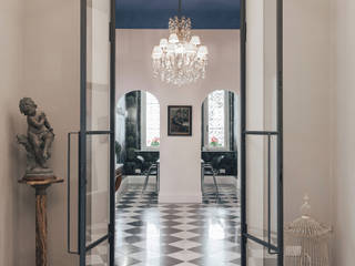 Blossom Villa, MODO Architettura MODO Architettura モダンスタイルの 玄関&廊下&階段