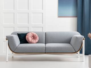 Sofa VELO, take me HOME take me HOME Minimalist living room Wood Wood effect