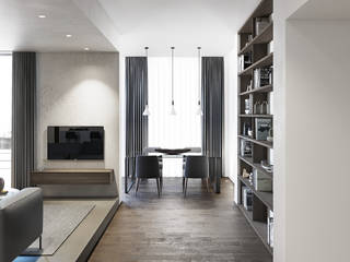 casa A01, degma studio degma studio Modern Living Room Wood Wood effect