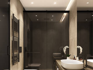 casa C01, degma studio degma studio Modern bathroom