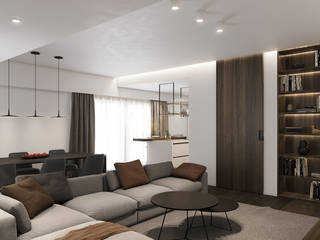 casa C01, degma studio degma studio Modern living room