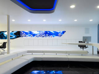Haus F , Najjar - Najjar Architekten Najjar - Najjar Architekten Modern Living Room Ceramic White