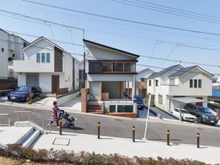 Isecho NEST, 333architects／株式会社トリプルスリーアーキテクツ 333architects／株式会社トリプルスリーアーキテクツ Wooden houses Wood Wood effect