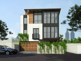 Tebet Residence, Bral Studio Architecture Bral Studio Architecture منزل عائلي صغير