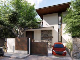 Jogja Residence, Bral Studio Architecture Bral Studio Architecture منزل عائلي كبير