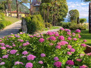 Giardino in villa sul lago di Como, RATTIFLORA RATTIFLORA Classic style garden