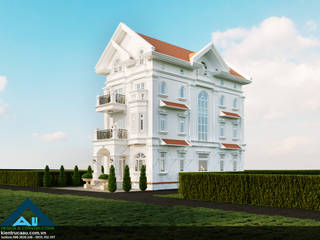 🎯🎯🎯 Biệt thự cổ điển đẳng cấp châu Âu - tại Đà Nẵng 🎯🎯🎯, Công ty Kiến trúc Á Âu Công ty Kiến trúc Á Âu