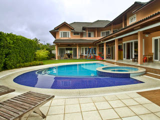 Reforma Piscina e Área de Lazer, FERNANDA SALLES ARQUITETURA FERNANDA SALLES ARQUITETURA Tropische Pools