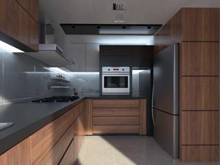 COCINA AN, RAC Arquitectura RAC Arquitectura Petites cuisines Bois Effet bois