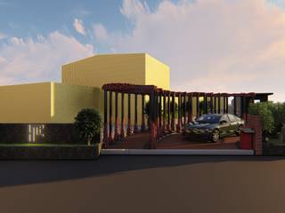 Site Office of Social Square by HLP, Zirakpur, Maplle Studio Maplle Studio Commercial spaces