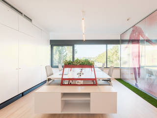 Escritórios escandinavos por Rima Design Escandinavo