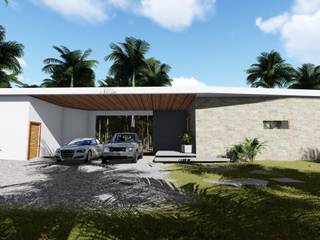 H House, Ivan Gatla Architecture Ivan Gatla Architecture Bungalows Stone White
