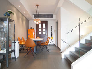 Residential - The Beverly Hills, AQUA Projects Limited AQUA Projects Limited Scandinavian style dining room