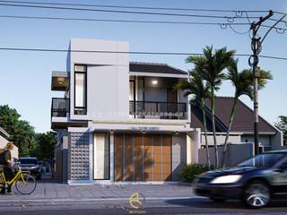 - FADJ PRIVATE HOUSE -, Rancang Reka Ruang Rancang Reka Ruang Casas unifamiliares Concreto