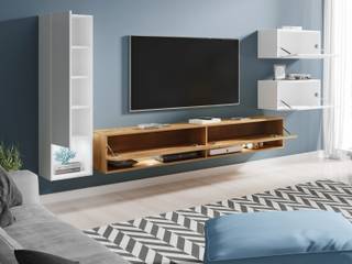 Meblościanki, Meble Minio Meble Minio Living roomTV stands & cabinets Chipboard Multicolored