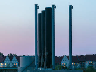 Berliner Industiegebiet, van der Moga Photography van der Moga Photography Industriale Häuser