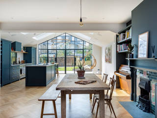 Rear extension, loft conversion and full house renovation, Proficiency Proficiency Modern Dining Room