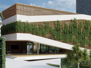 Office of the Future - Office Building Project, Bonzer Studio Bonzer Studio Ruang Komersial