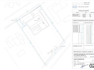 PROYECTO DE CONSTRUCCIÓN DE VIVIENDA UNIFAMILIAR CON PISCINA EN SA PLANERA (MARRATXÍ-MALLORCA), BONFILL INGENIERÍA, ARQUITECTURA Y PAISAJE S.L. BONFILL INGENIERÍA, ARQUITECTURA Y PAISAJE S.L. Casas unifamiliares Concreto