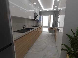 Ataşehir daire tasarım & uygulama, NDA CONCEPT NDA CONCEPT Modern kitchen