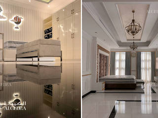 Luxury family villa design in Dubai, Algedra Interior Design Algedra Interior Design Quartos modernos