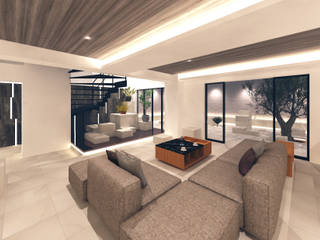 ギャラリーのある家, 株式会社seki.design 株式会社seki.design Livings modernos: Ideas, imágenes y decoración