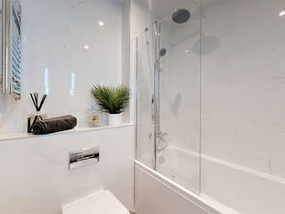 Contemporary New Build Apartments in Poole, Dorset, GILD Interior Studio GILD Interior Studio Modern Bathroom