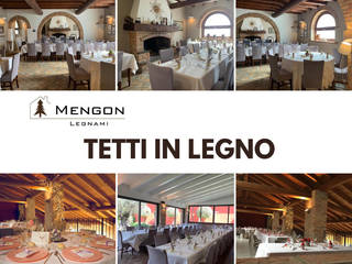 Tetto in Legno, MENGON LEGNAMI SRL MENGON LEGNAMI SRL 지붕