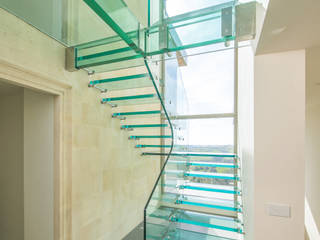 Exklusive Glastreppe mit Stil, Siller Treppen/Stairs/Scale Siller Treppen/Stairs/Scale 階段