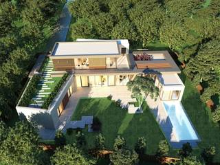 Частный жилой дом «Периметр», ООО "Студио-ТА" ООО 'Студио-ТА' Country house White