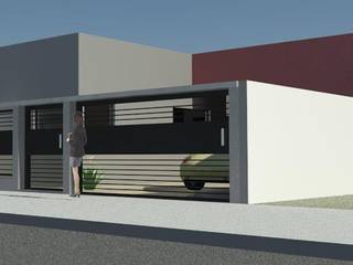 PROYECTO DE VIVIENDA UNIFAMILIAR EN LOS HORNOS, DF ARQ DF ARQ Casas modernas Concreto reforçado