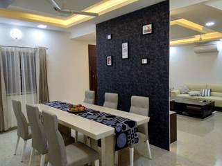 Residential Interiors - Villa - Sathyamoorthy , Coimbatore., Maran Design Maran Design Modern dining room Marble