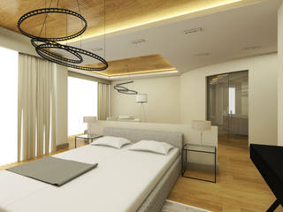 3 Boyutlu Tasarım Çalışmaları, Gece Mimarlık & Dekorasyon Gece Mimarlık & Dekorasyon Modern Yatak Odası