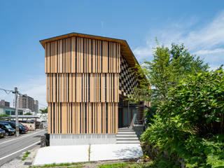 Oranque, キリコ設計事務所 キリコ設計事務所 Casas de madeira Madeira Acabamento em madeira