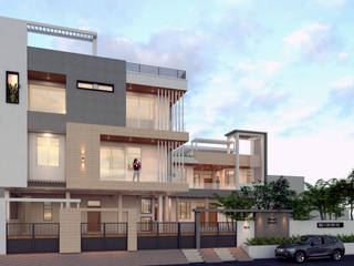 Sihag's Residency, Ravi Prakash Architect Ravi Prakash Architect Multi-Family house Reinforced concrete