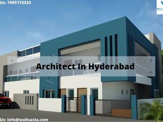 Architects In Hyderabad, Walls Asia Architects and Engineers Walls Asia Architects and Engineers Casas de estilo asiático