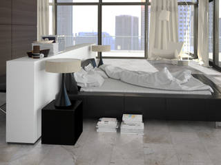 Floorwell Laminat ECO Design 2020 Kollektion, Floorwell Floorwell Kleines Schlafzimmer Holzwerkstoff Weiß