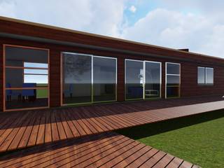 Casa Containers, Nave + Arquitectura & Modelación Paramétrica Nave + Arquitectura & Modelación Paramétrica Casas de estilo rural