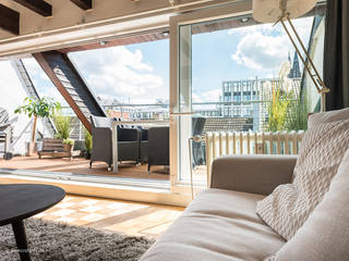 Kunibertviertel - Köln, Immotionelles Immotionelles Balkon, Veranda & Terrasse im Landhausstil
