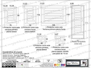 REGIO PROTECTORES® - Propuesta de diseño RPi 0201 ubicados en el Fracc Cerradas Magenta, REGIO PROTECTORES REGIO PROTECTORES