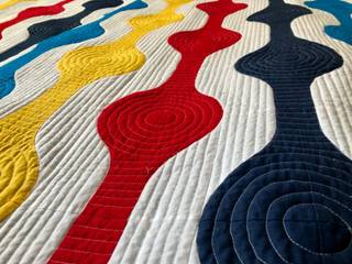 DOUBLE CURVE, Scott Culley Design Scott Culley Design Otros espacios Textil Ámbar/Dorado