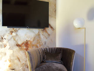 PANNELLI DECORATIVI, viemme61 viemme61 Modern style bedroom Marble Amber/Gold