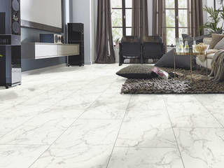 Floorwell Laminat PLUS Design 2020 Kollektion, Floorwell Floorwell Nowoczesny salon Deski kompozytowe Przeźroczysty